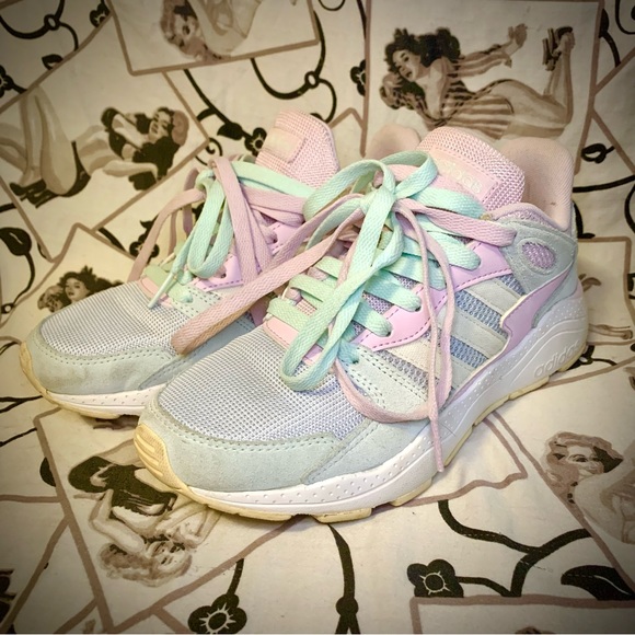 Adidas Chaos Cloudfoam Sneakers in Pastel Colors - Picture 1 of 7